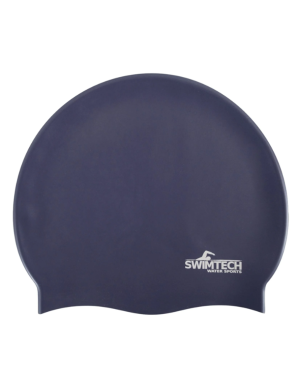 SwimTech Senior Silicone Cap - Navy (Yrs 7 & 8 Only)